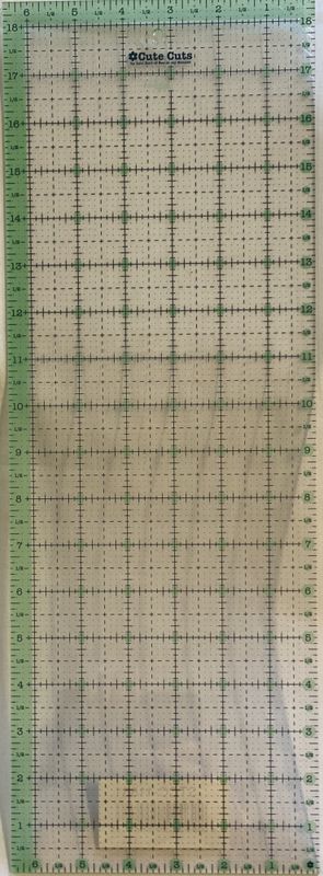 Skjærelinjal (18.5 x 6,5)