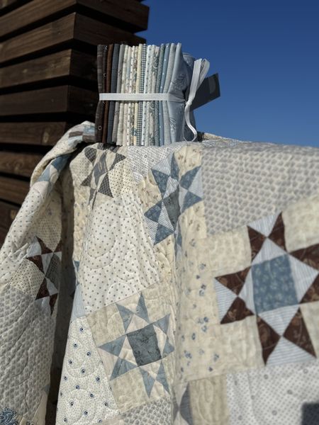 Bl&aring;royal stoffpakke