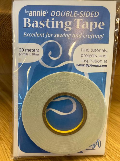 Hovedbilde Basting tape, Dobbeltsidig tape, 3mm, 2-pk a 10m